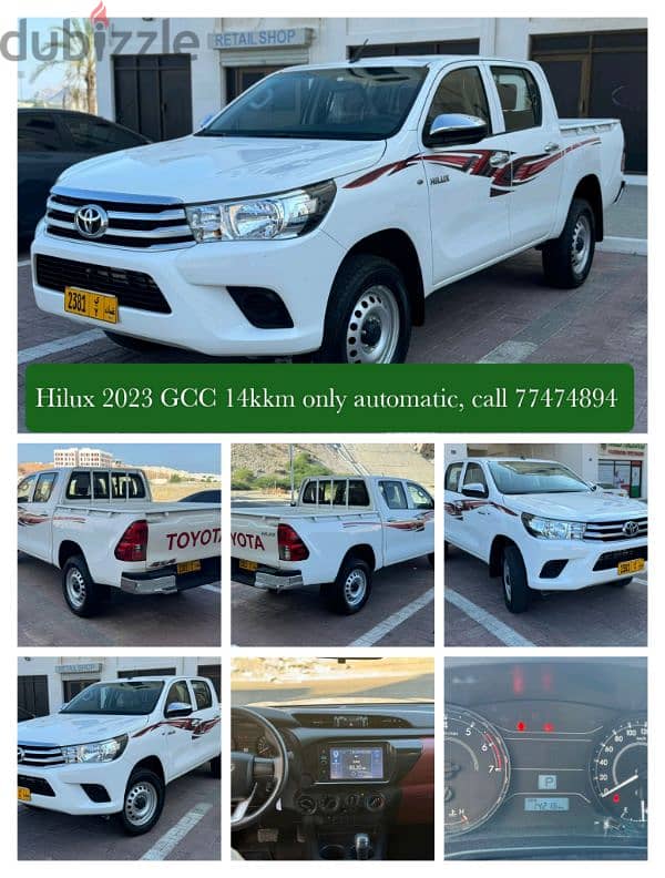 Toyota Hilux 2023 GCC petrol automatic 14kkm only, call 77474894 10