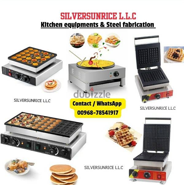 waffle machine, crep machine & pancake machine available 0