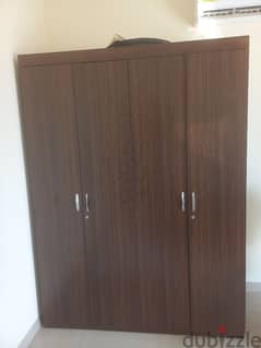 Combo 4 door cupboard & COT with mattress 0