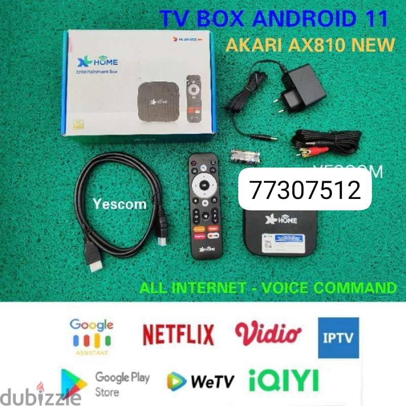 New Tv Box with One year subscription 0