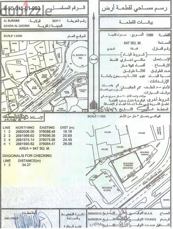 للبيع او الاستثمار بناية سكنيه تجارية 0