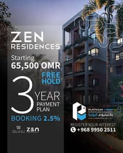 Free Hold Property: Invest in Zen Residences at Muscat Bay!! 0