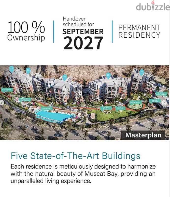 Free Hold Property: Invest in Zen Residences at Muscat Bay!! 2