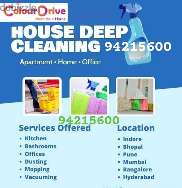 home villa apartment office deep cleaning services 0