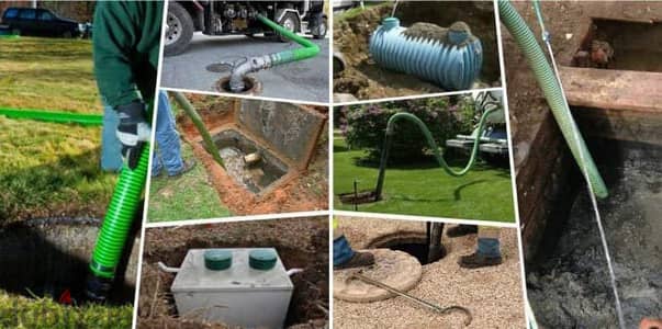 cleaning services provided septic tank remove block pipe open