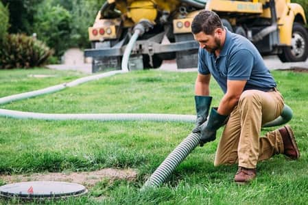 cleaning services provided septic tank remove block pipe open