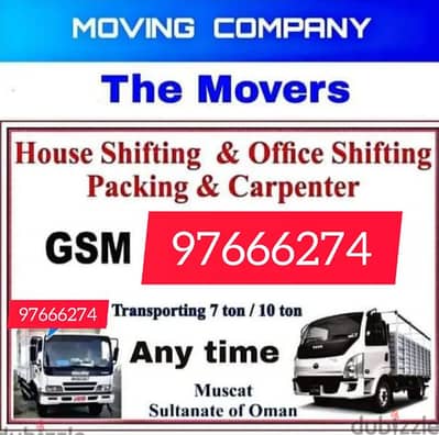 house shifting and packing and transport good service