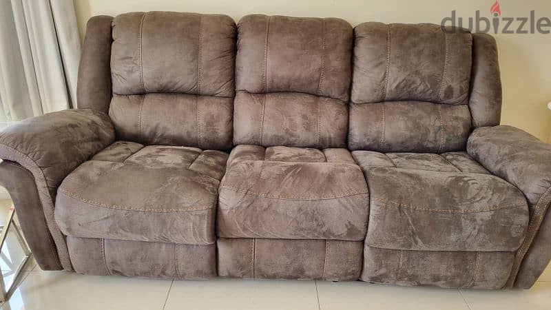 lazy boy couches/sofa: 1 seater, 2 seater and 3 seater. Free tables 3