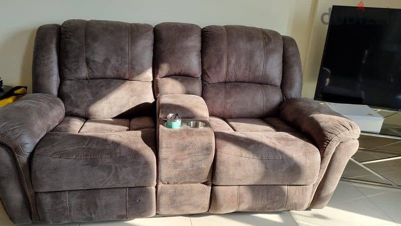 lazy boy couches/sofa: 1 seater, 2 seater and 3 seater. Free tables 5