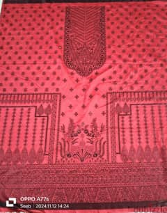 unstitched banarsi cotton Pakistani suit 0