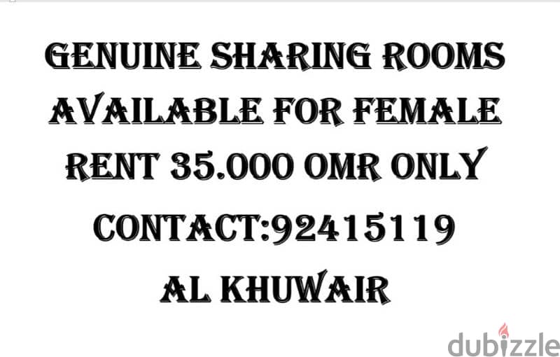 Sharing Rooms,Individual Room available 0