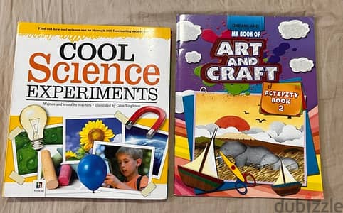 SCIENCE + ARTS AND CRAFTS BOOKS