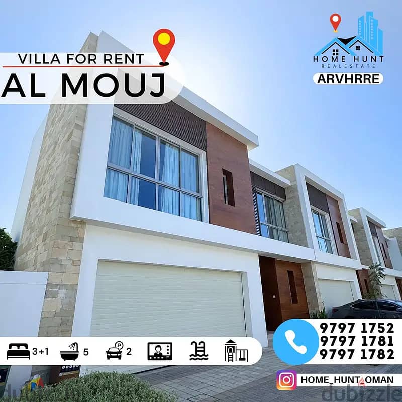 AL MOUJ | WONDERFUL 3+1BR REEHAN GARDENS VILLA FOR RENT 0