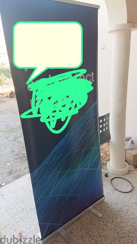 retractable poster stand for sale 5