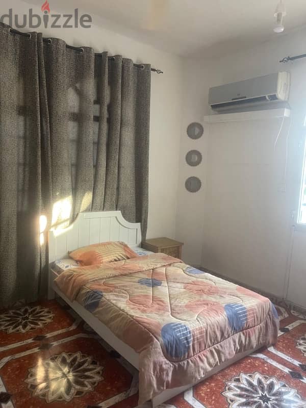 Fully furnished studio room for rent al Ghubra nearby 18th November 3