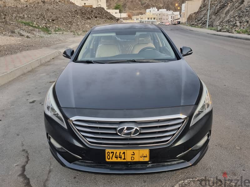 Hyundai Sonata 2017 excellent car, full insurance,  one year mulkiya, 0