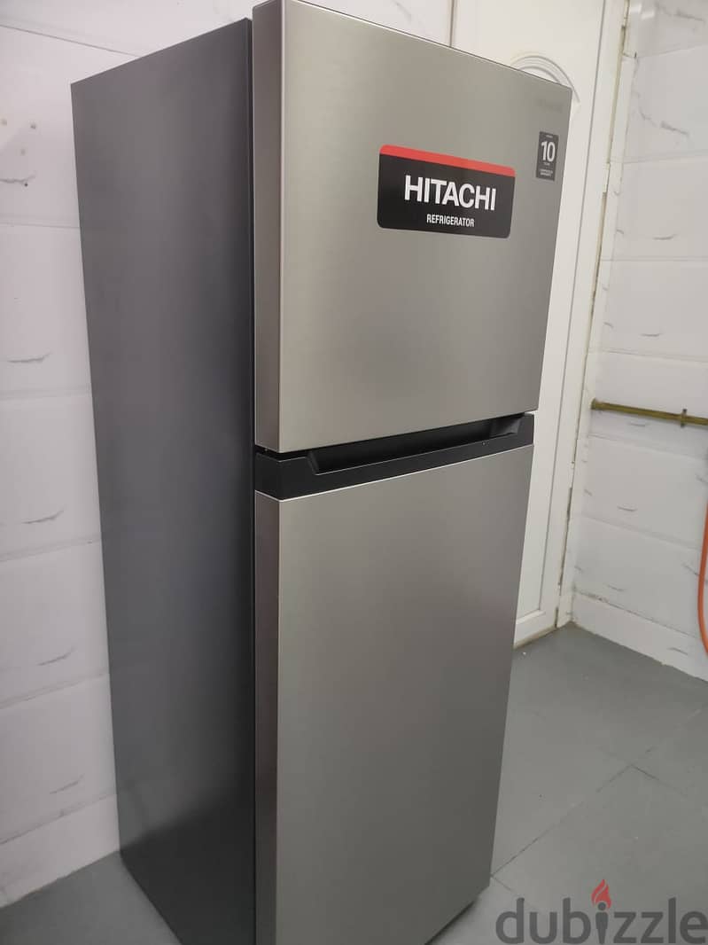 Samsung washing machine, Hitachi Refrigerator 1