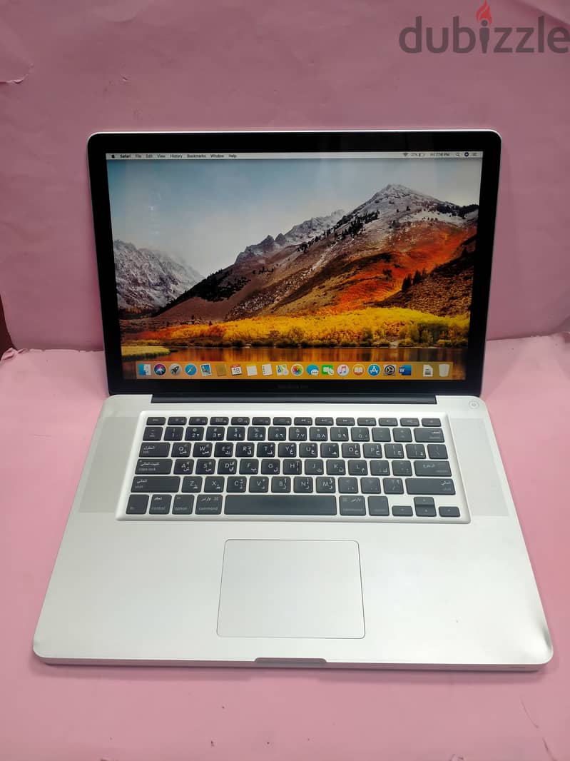 MACBOOK PRO- CORE-i7 10GB RAM 512GB SSD 15 INCH SCREEN 0