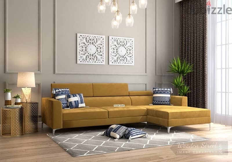 brand new model sofa l shape with bad 1