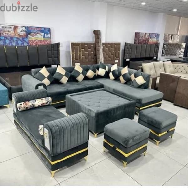 brand new model sofa l shape with bad 4