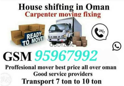 House shiffting & packing Transport