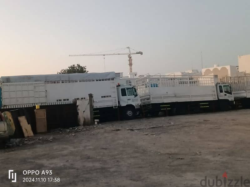 trucks for rent local per trip or monthly transport services oman 0