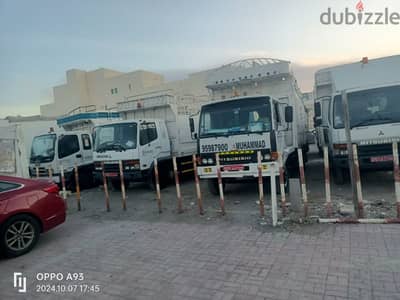 trucks for rent local per trip or monthly transport services oman