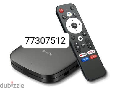 New Tv box with one year subscription