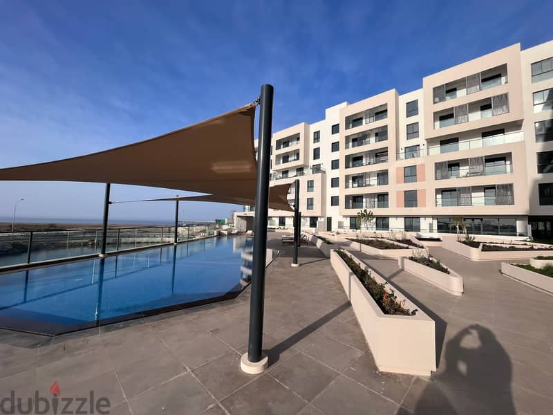 1 BR Cozy Fully Furnished Apartment in Al Mouj – Infinity Pool 10