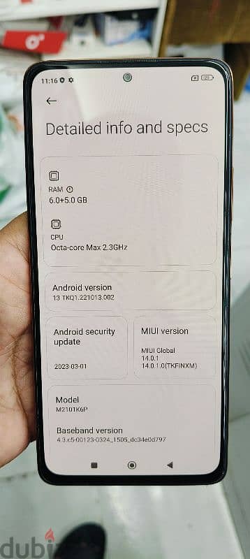 REDMI NOTE 10PRO 128GB 6+5. RAM 1