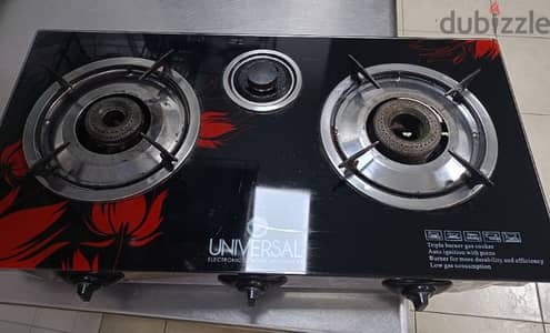 Gas stove with Gas cylinder available for sales.