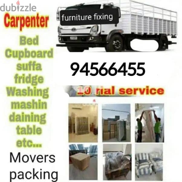 muscat furniture house shiftingg low price 0