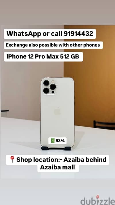 iPhone 12 Pro Max 512GB - Good clean condition