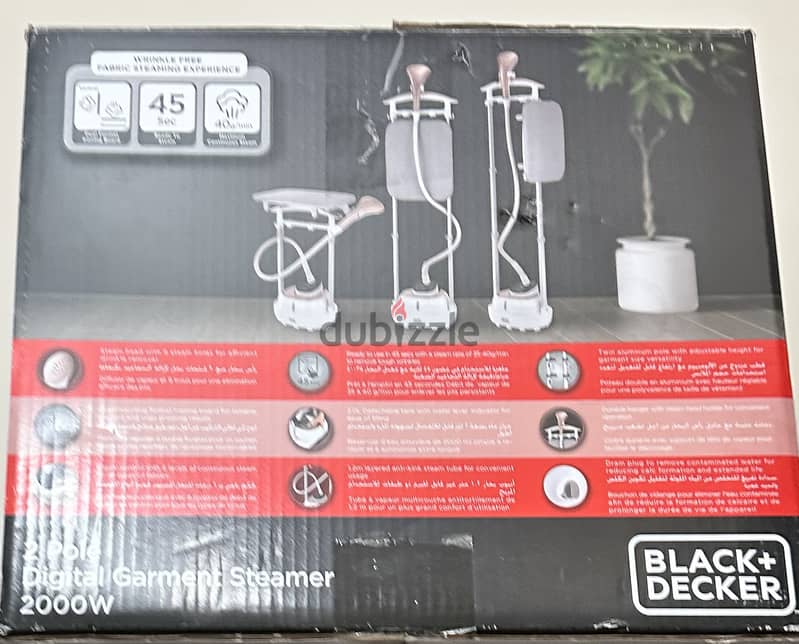 Black and Decker iron steamer 1