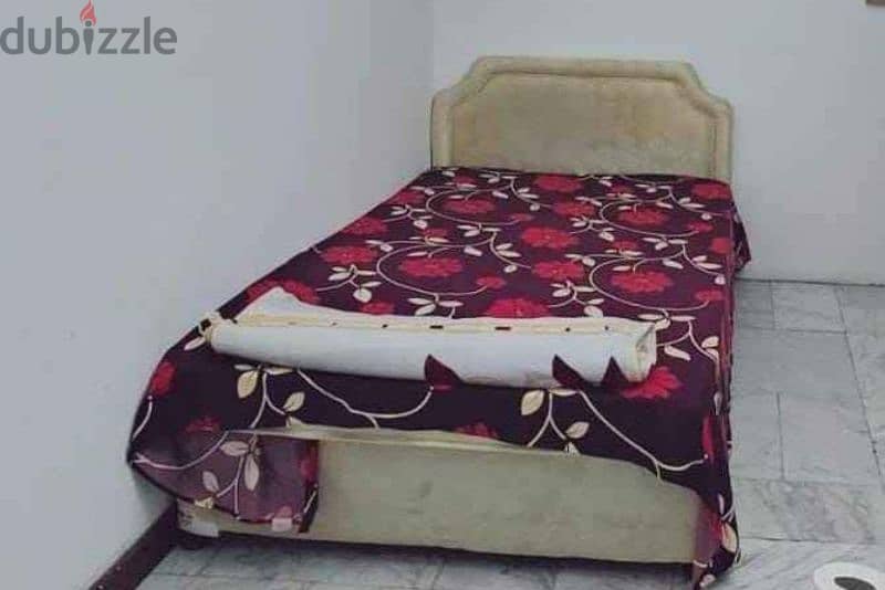 Single bed with medicated mattress 0