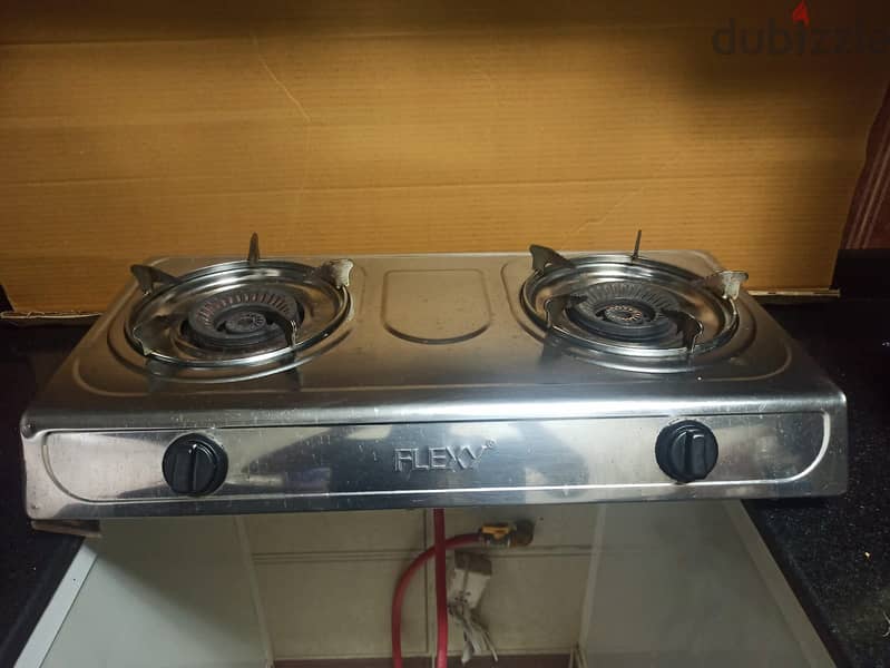 Stainless Steel 2-Burner Cooktop 1