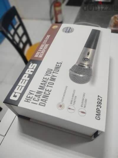 geepas cordless 2in one Mic system