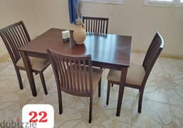 dining table with 4 chair 0