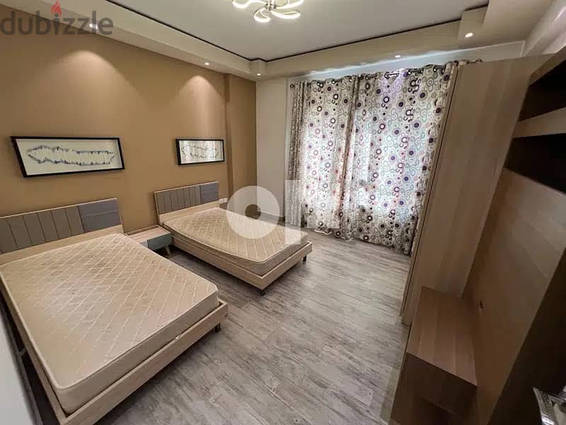 A fully furnished 3-room apartment for rent in the Bawshar area 3