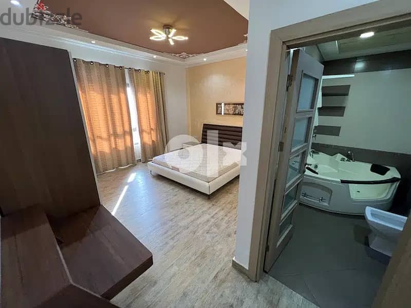 A fully furnished 3-room apartment for rent in the Bawshar area 4