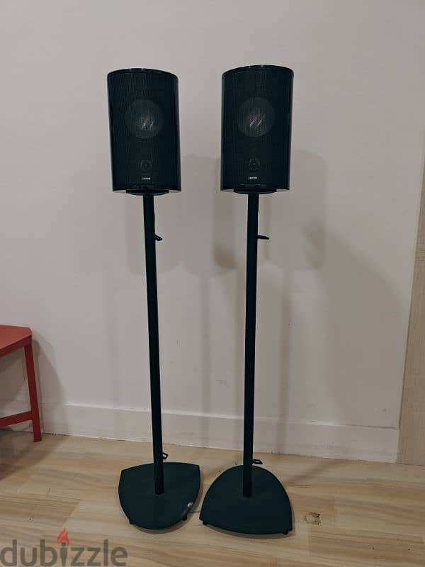 Canton Bookshelf or Monitor speaker along with stand, 6