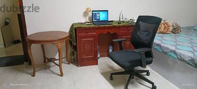 Two Tables + chair for sale 0