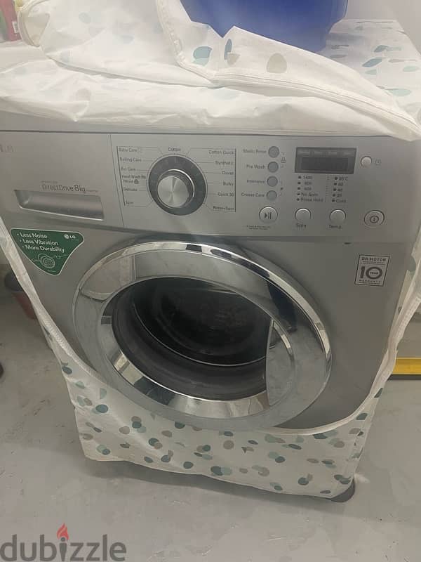 Lg washing machine 8kg 1