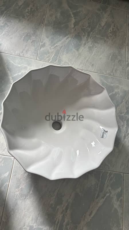 White Ceramic Basins. LIMITED OFFER 3 left In stock 1