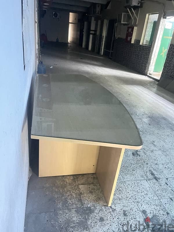 office table for sale with glass 1