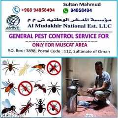 Muscat General pest Control Service, +968 9643 9513 0