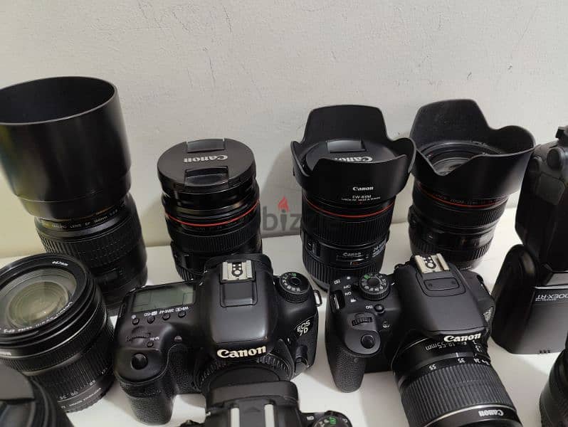 Cano 5D mark IV, 7D mark ii, M50 mark ii, 700D & lens 4