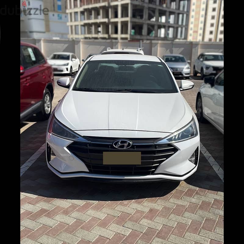 Hyundai Elantra 2020 White GCC Oman Car 0