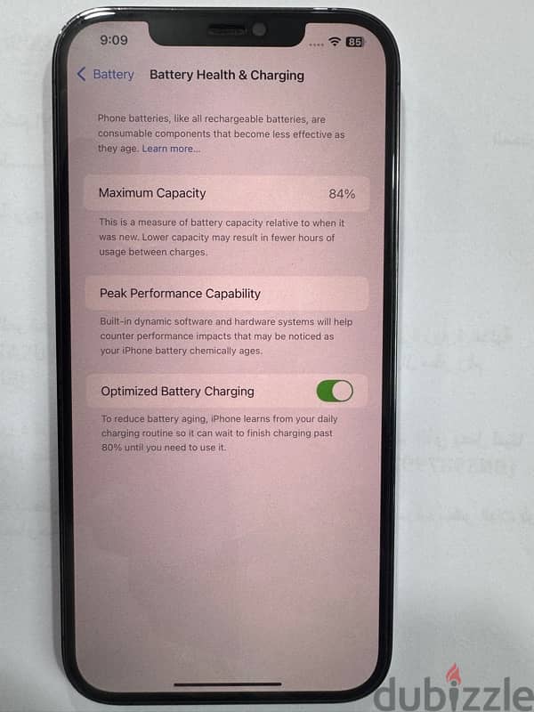 Iphone 12 pro max 512gb Battery Health 84%  water restiens con 10/10 5