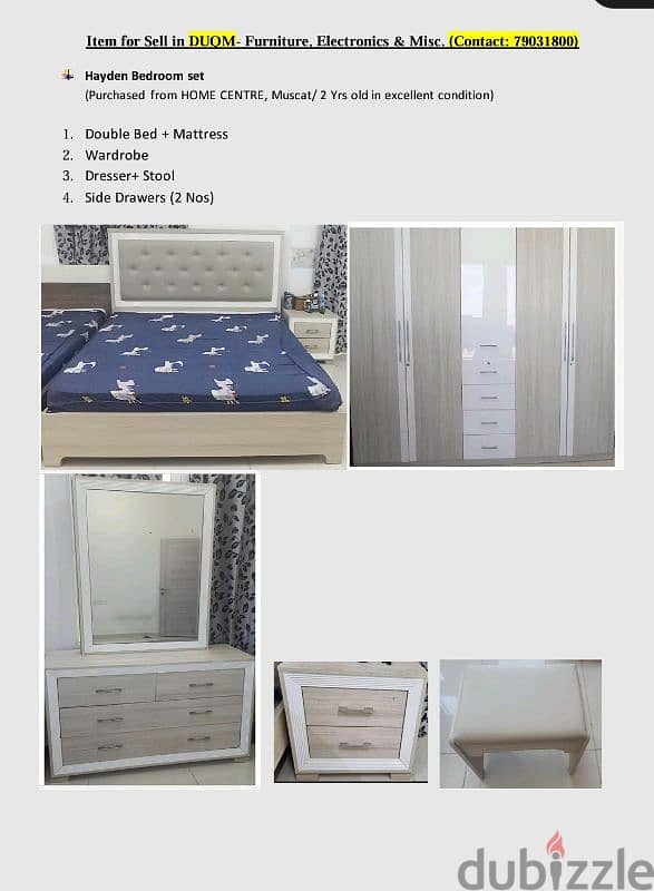 Furniture items for sell in Duqm 0